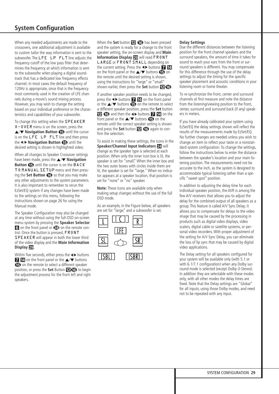 System configuration | Pacific Digital AVR 635 User Manual | Page 29 / 58