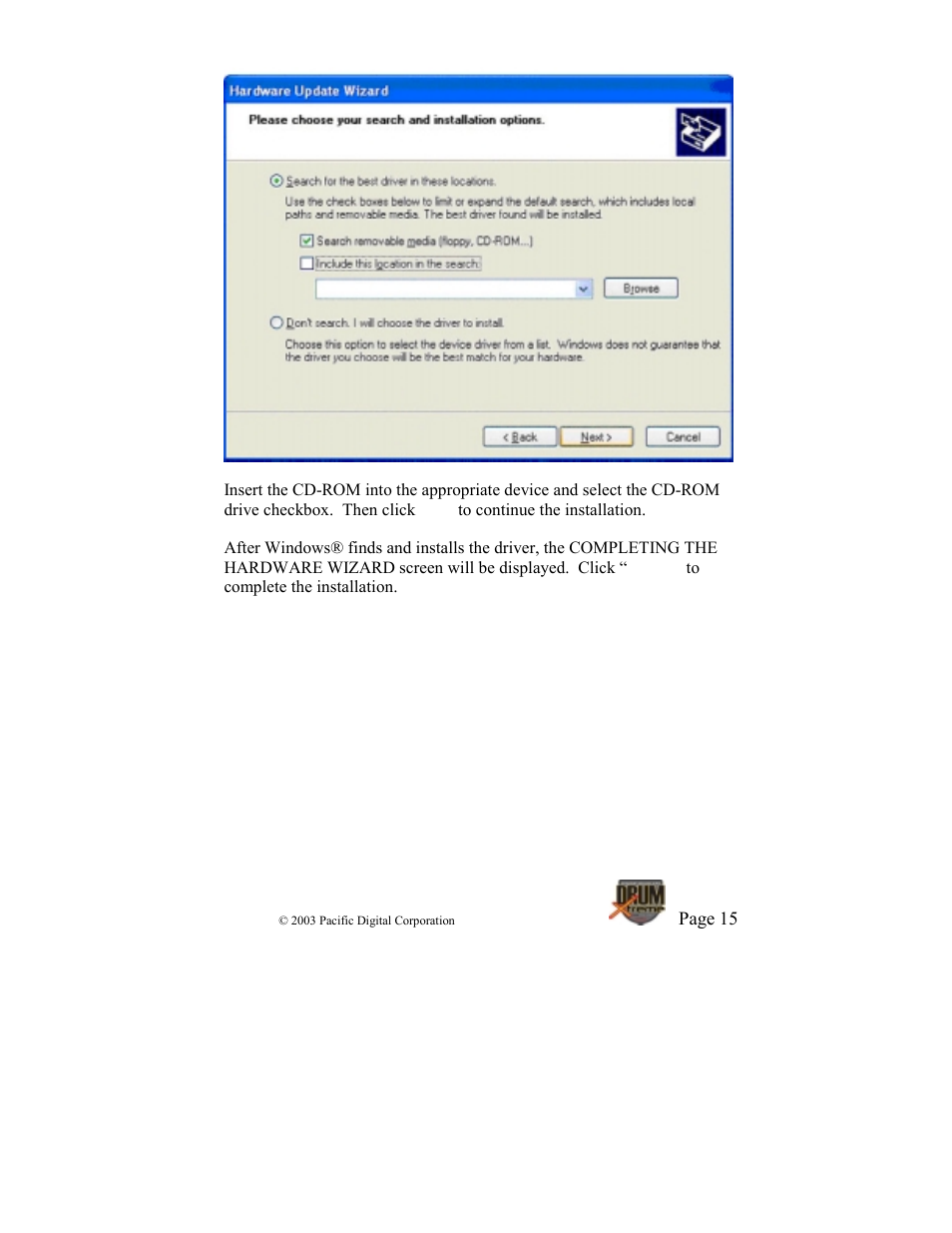 Pacific Digital DrumXtreme User Manual | Page 18 / 56