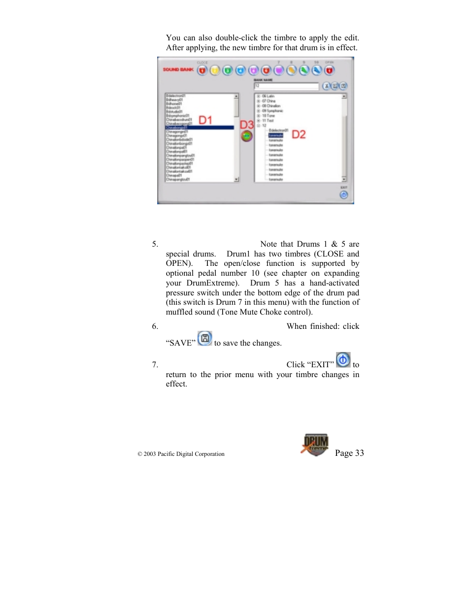 Pacific Digital DrumXtreme User Manual | Page 36 / 56