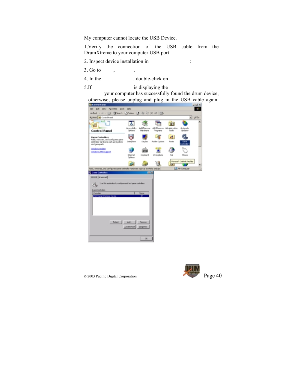 Troubleshooting / faq | Pacific Digital DrumXtreme User Manual | Page 43 / 56