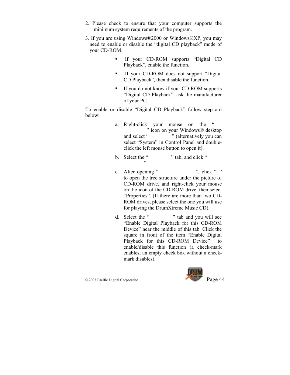 Pacific Digital DrumXtreme User Manual | Page 47 / 56