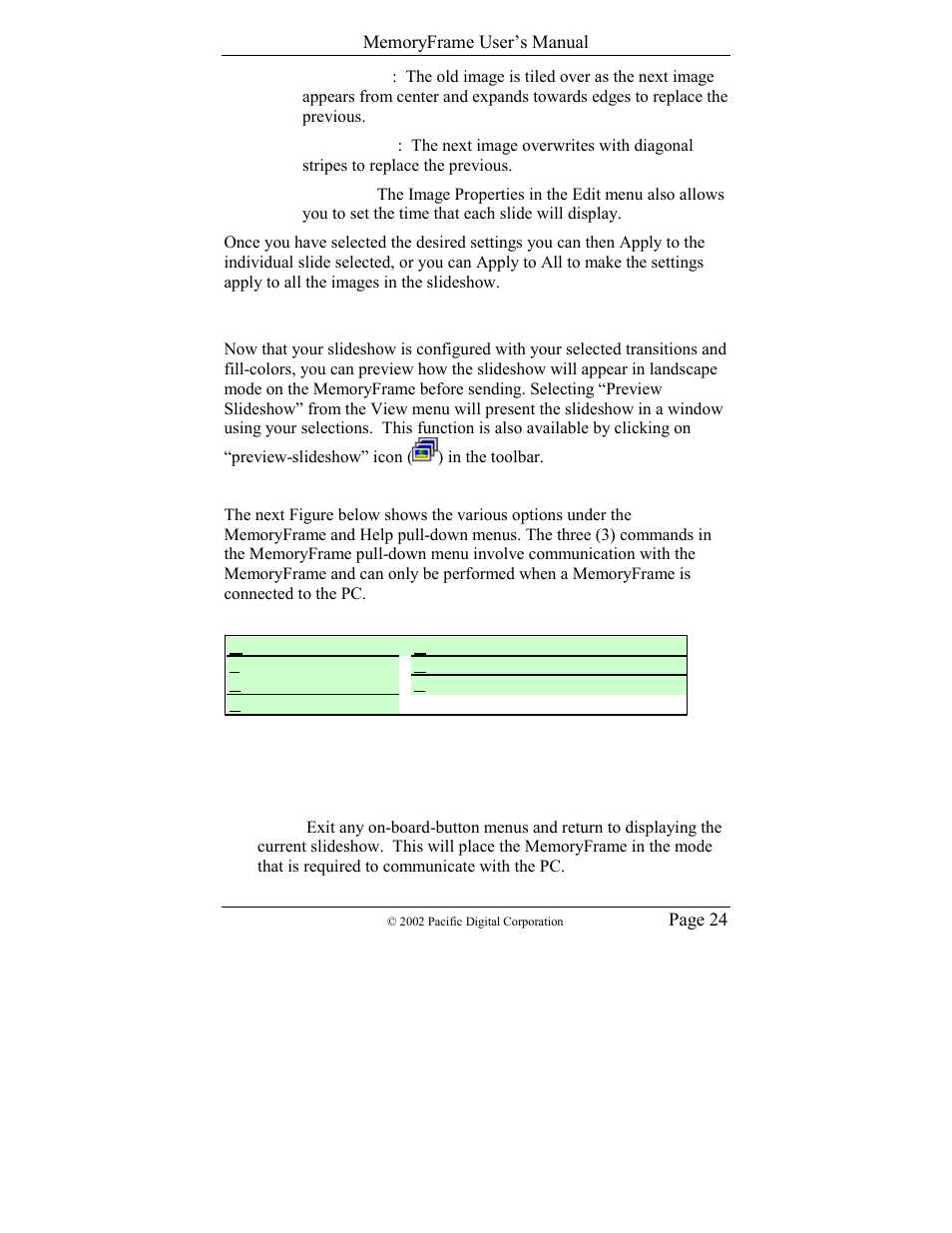 Pacific Digital Digital Pacific USB Digital Photo Frame MemoryFrame User Manual | Page 27 / 63