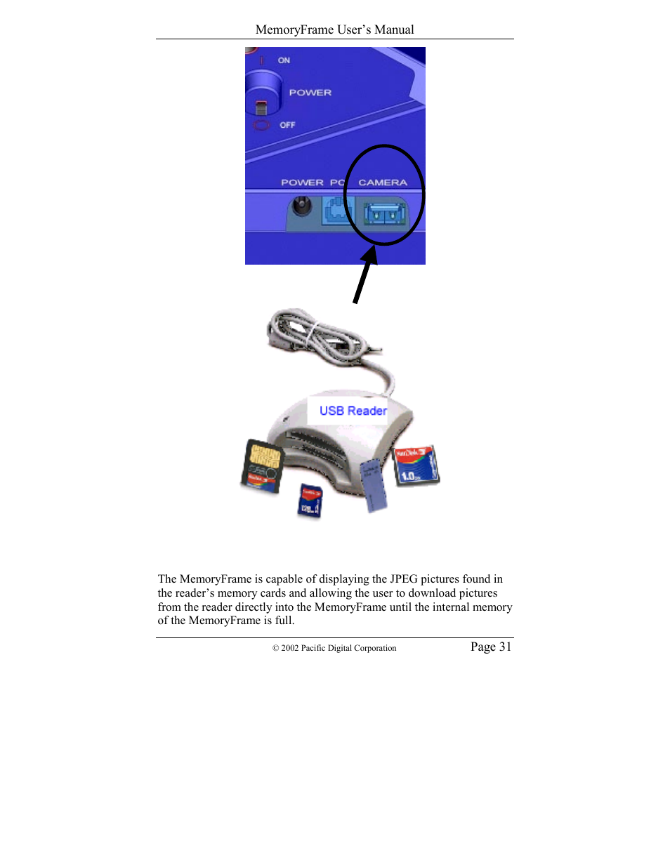 Pacific Digital Digital Pacific USB Digital Photo Frame MemoryFrame User Manual | Page 34 / 63