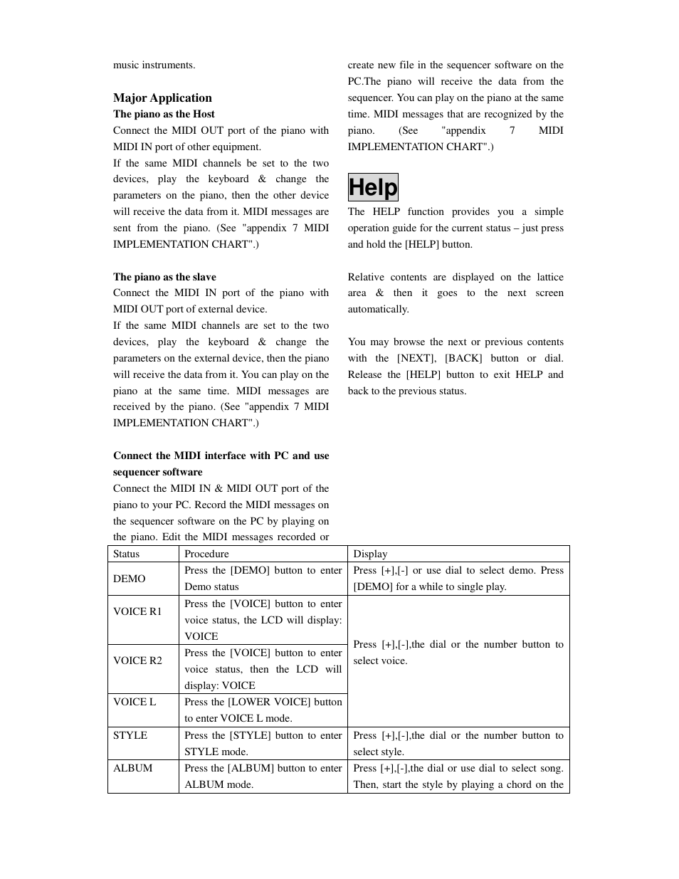 Help | Princeton SP-88 User Manual | Page 26 / 34