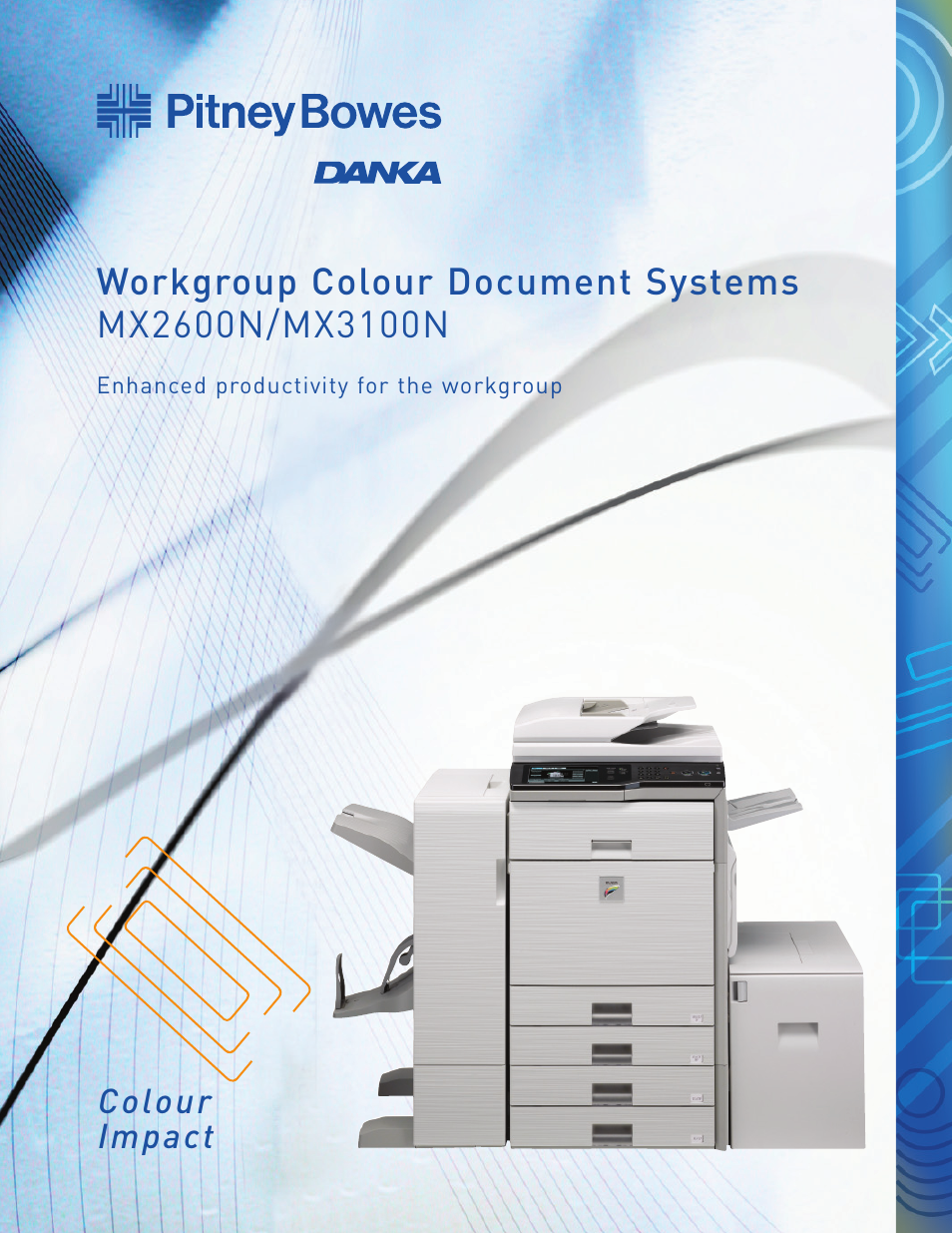 Pitney Bowes DANKA MX3100N User Manual | 8 pages