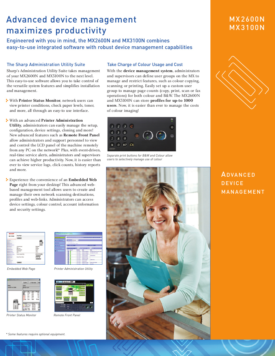 Advanced device management maximizes productivity | Pitney Bowes DANKA MX3100N User Manual | Page 6 / 8