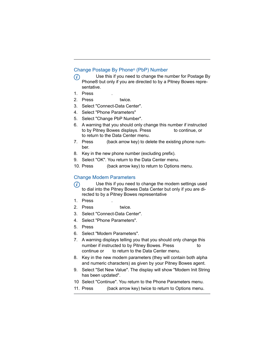 7 • system options | Pitney Bowes DM100i User Manual | Page 87 / 159