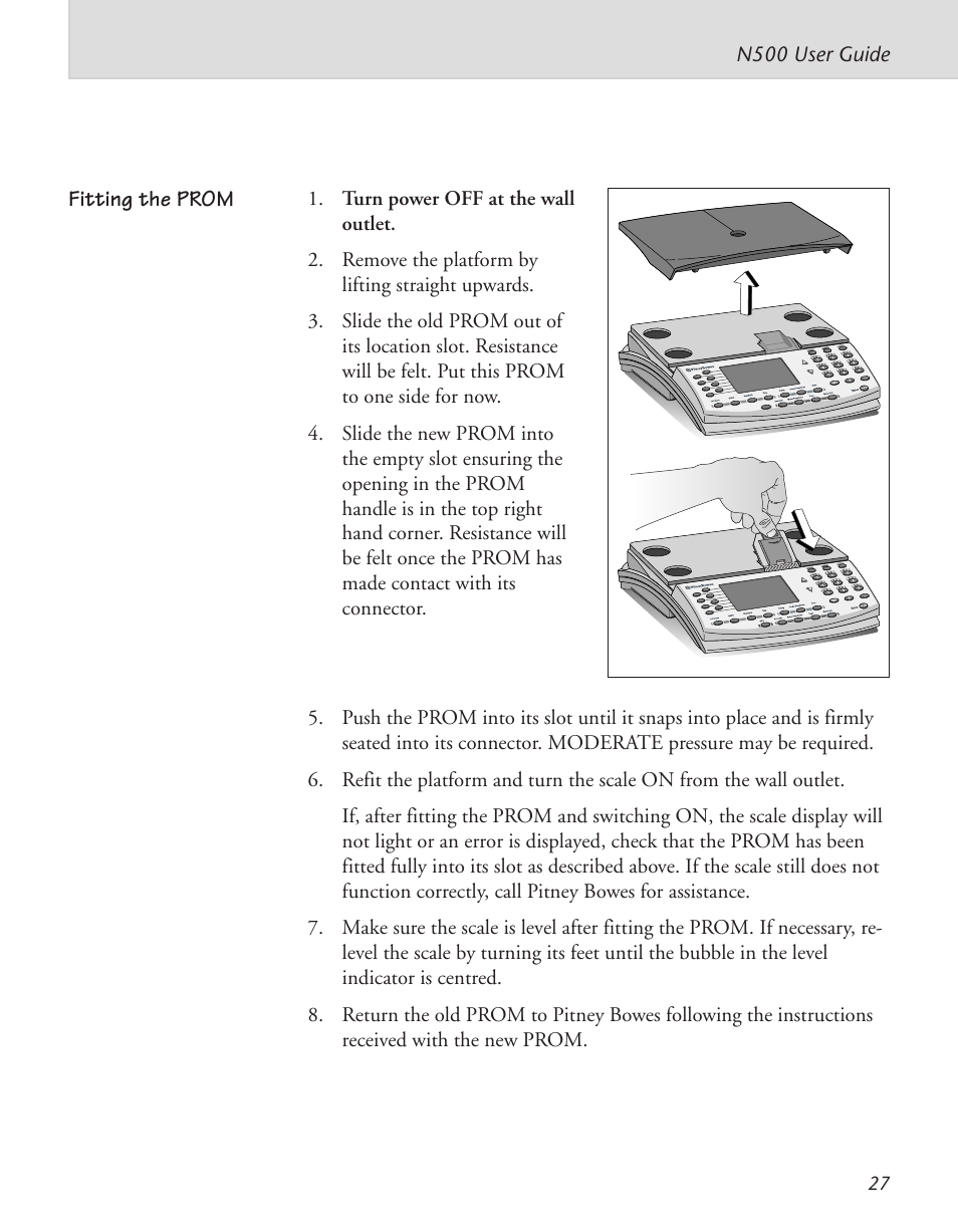 Pitney Bowes N521P User Manual | Page 28 / 30