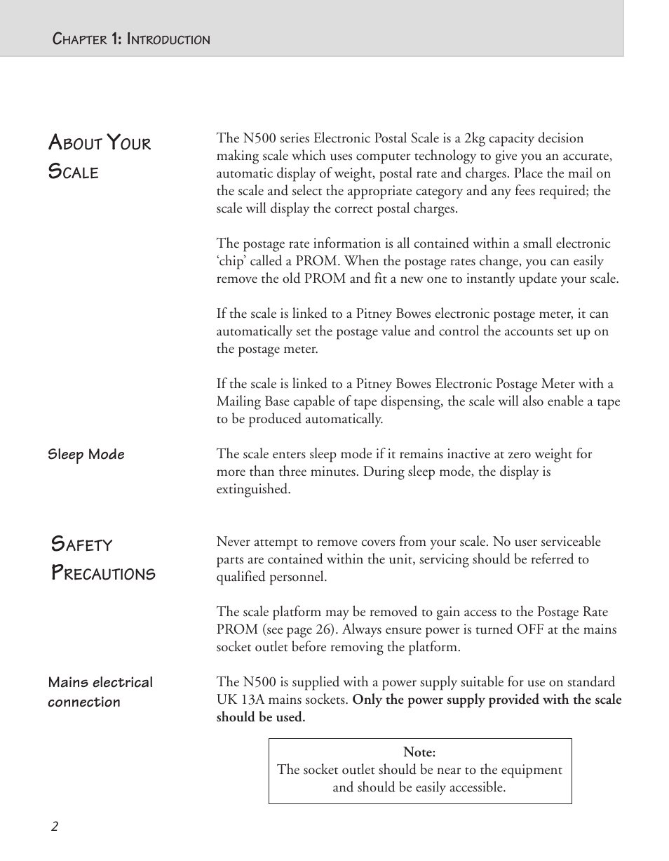 Pitney Bowes N521P User Manual | Page 3 / 30