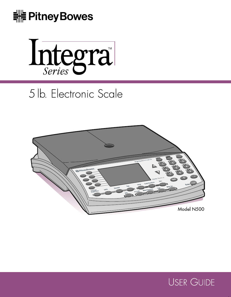 Pitney Bowes INTEGRA N500 User Manual | 29 pages