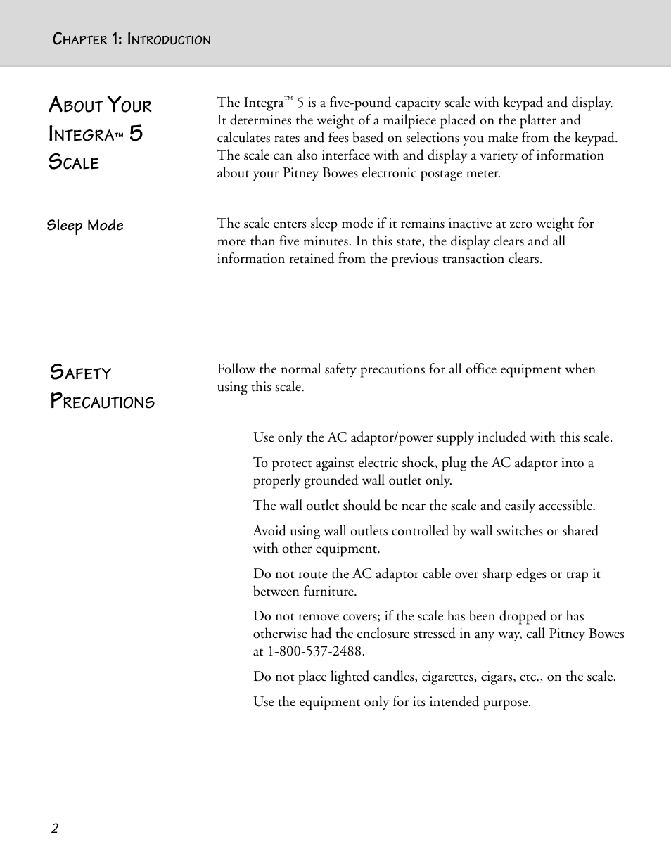 Pitney Bowes INTEGRA N500 User Manual | Page 6 / 29