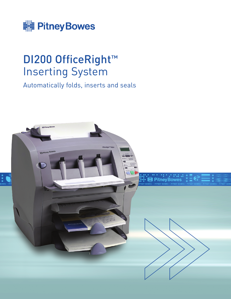 Pitney Bowes OFFICERIGHT DI200 User Manual | 2 pages