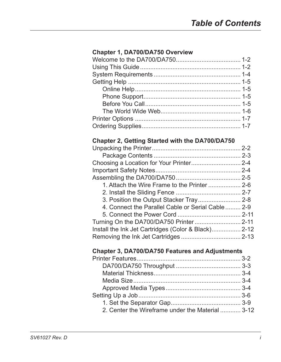 Pitney Bowes ADDRESSRIGHT DA700 User Manual | Page 3 / 140