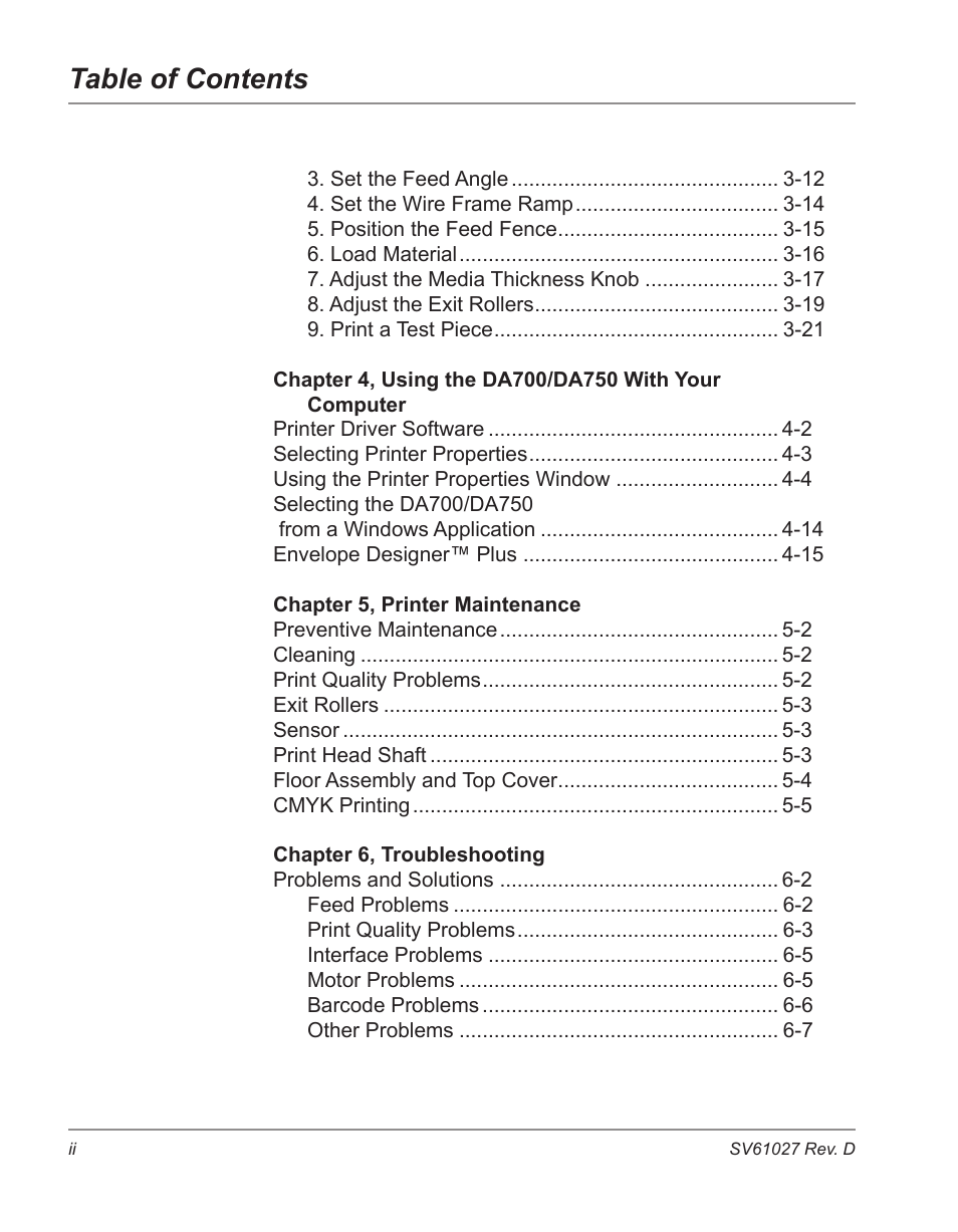 Pitney Bowes ADDRESSRIGHT DA700 User Manual | Page 4 / 140