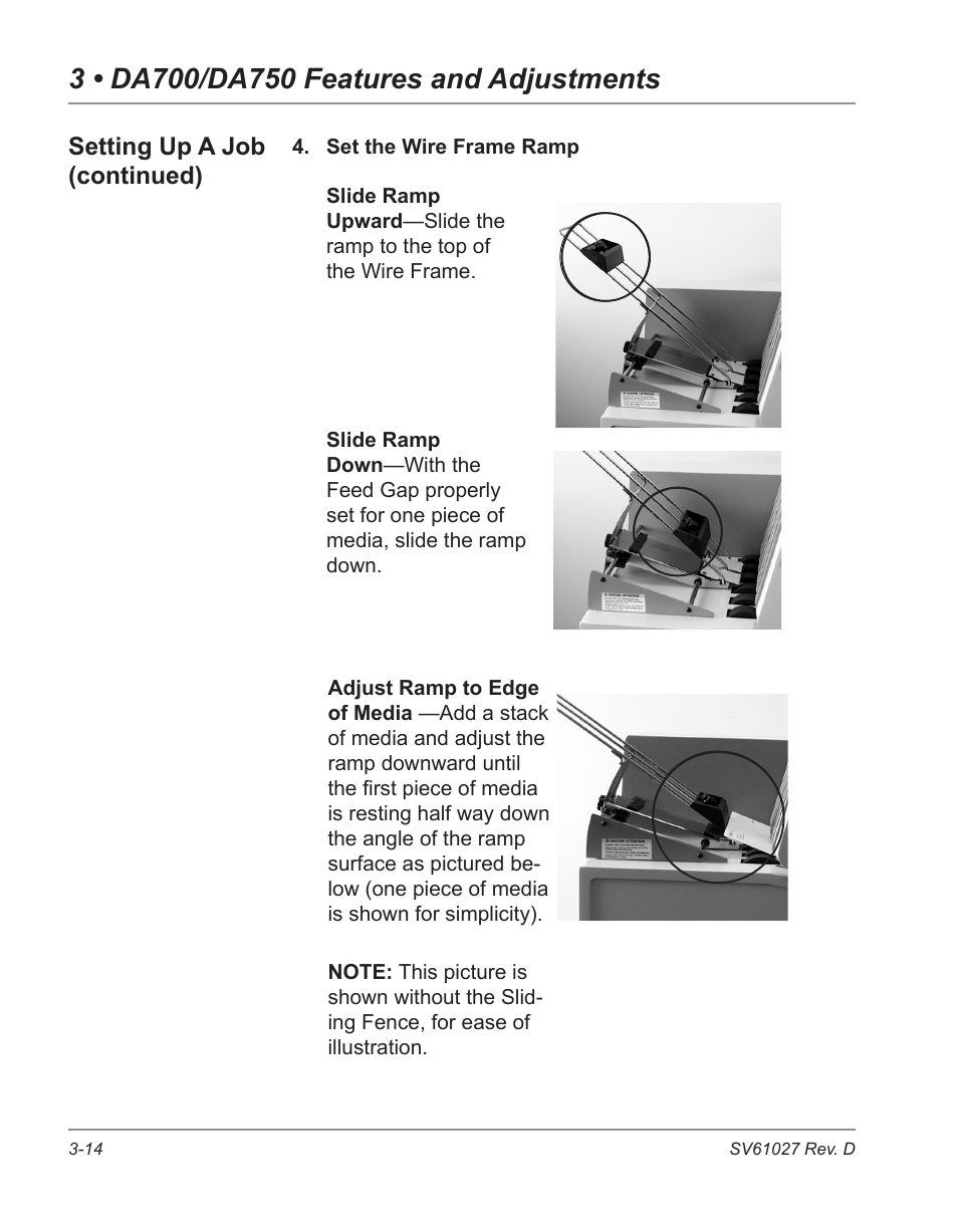 Setting up a job (continued) | Pitney Bowes ADDRESSRIGHT DA700 User Manual | Page 42 / 140