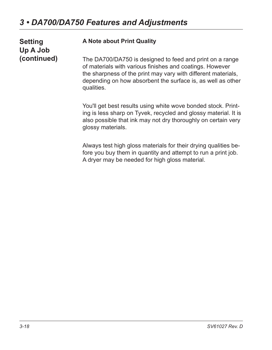 Pitney Bowes ADDRESSRIGHT DA700 User Manual | Page 46 / 140