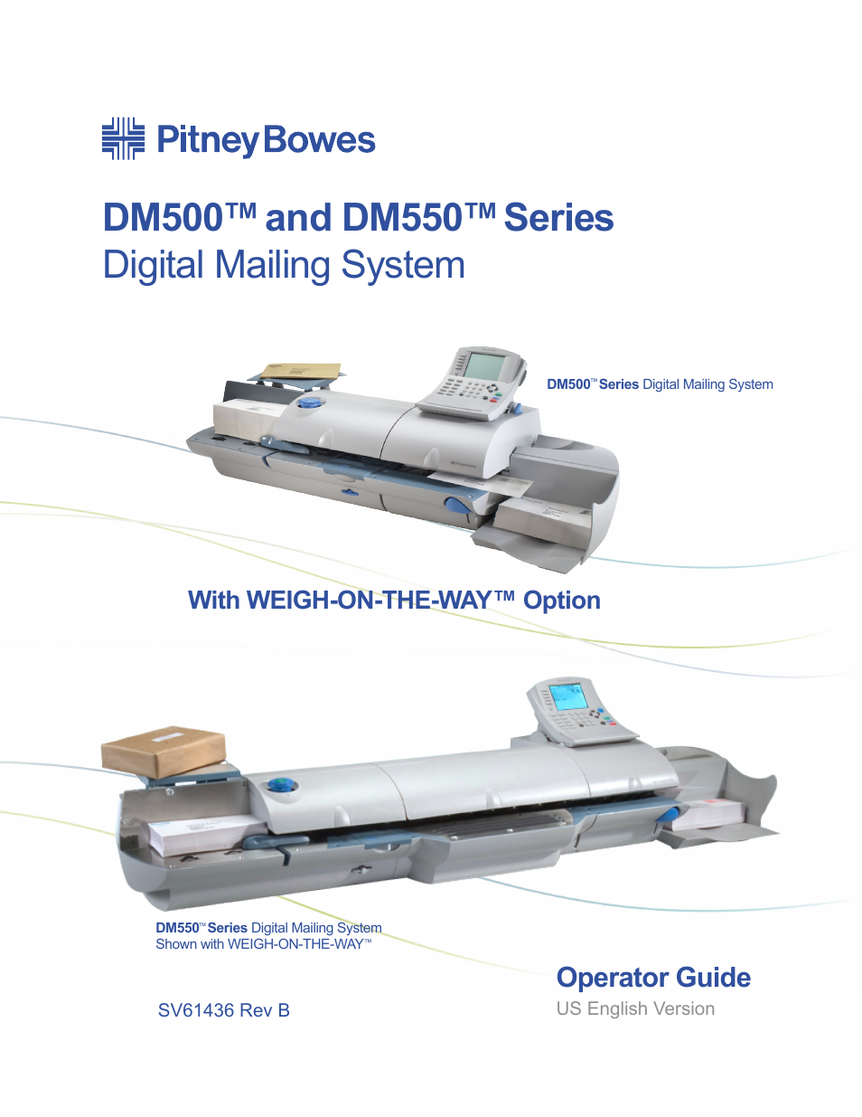 Pitney Bowes DM550 User Manual | 208 pages