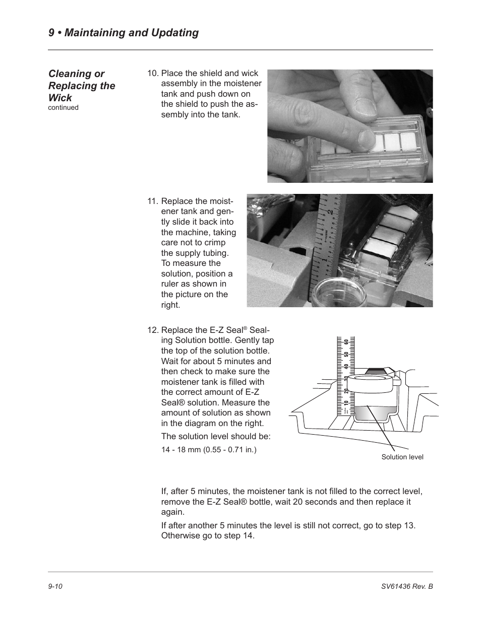 9 • maintaining and updating | Pitney Bowes DM550 User Manual | Page 146 / 208