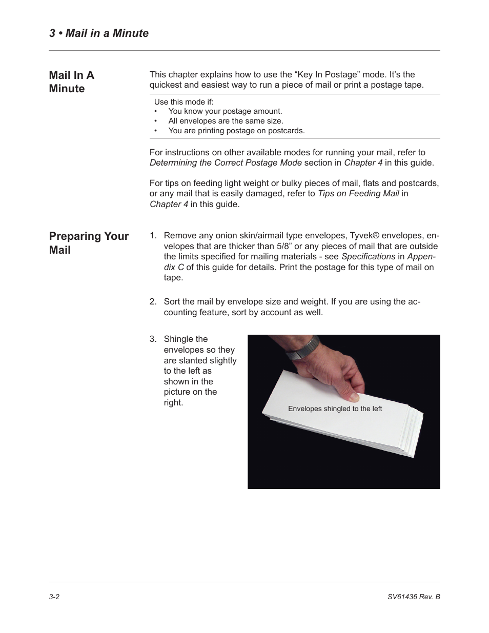 Pitney Bowes DM550 User Manual | Page 36 / 208