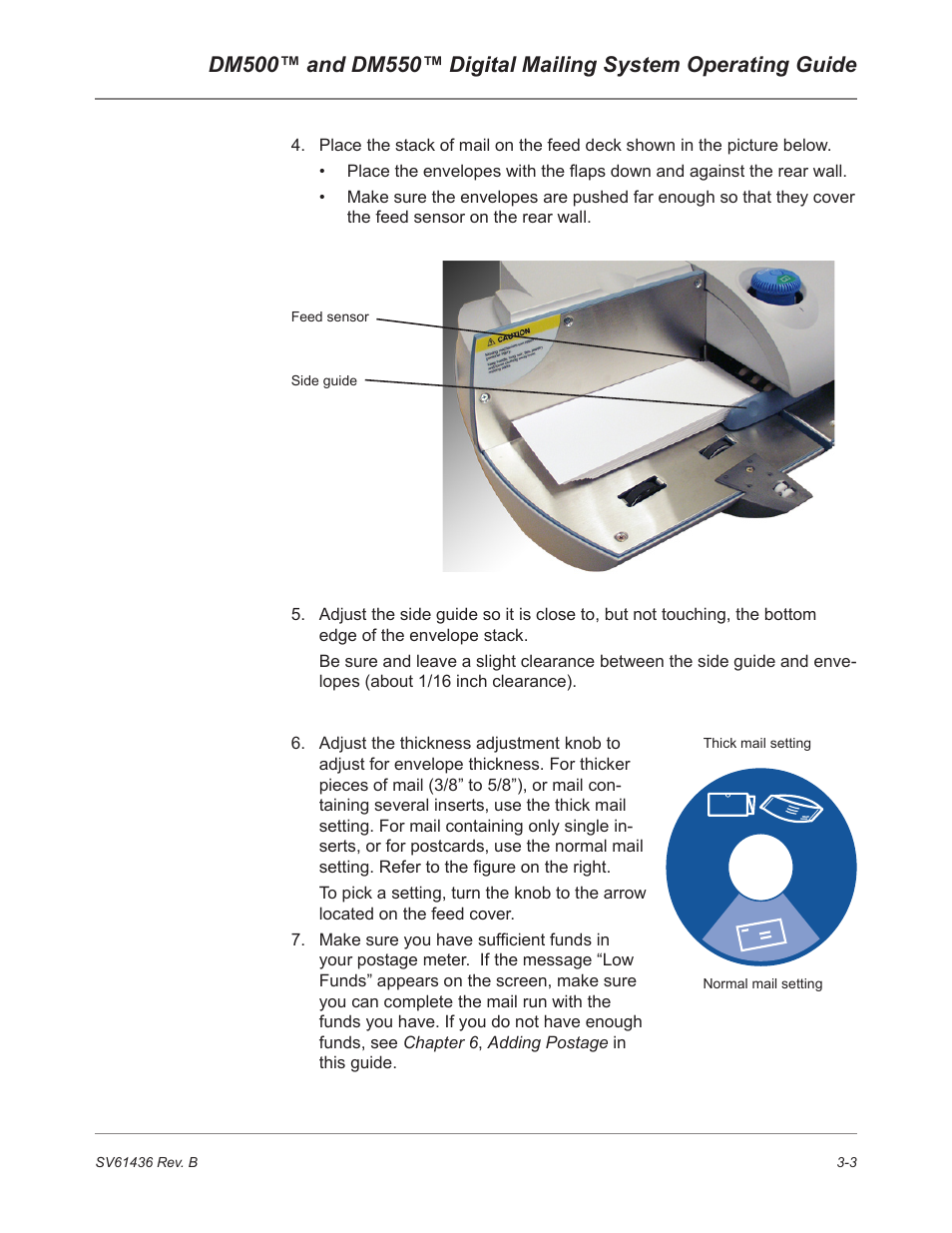 Pitney Bowes DM550 User Manual | Page 37 / 208