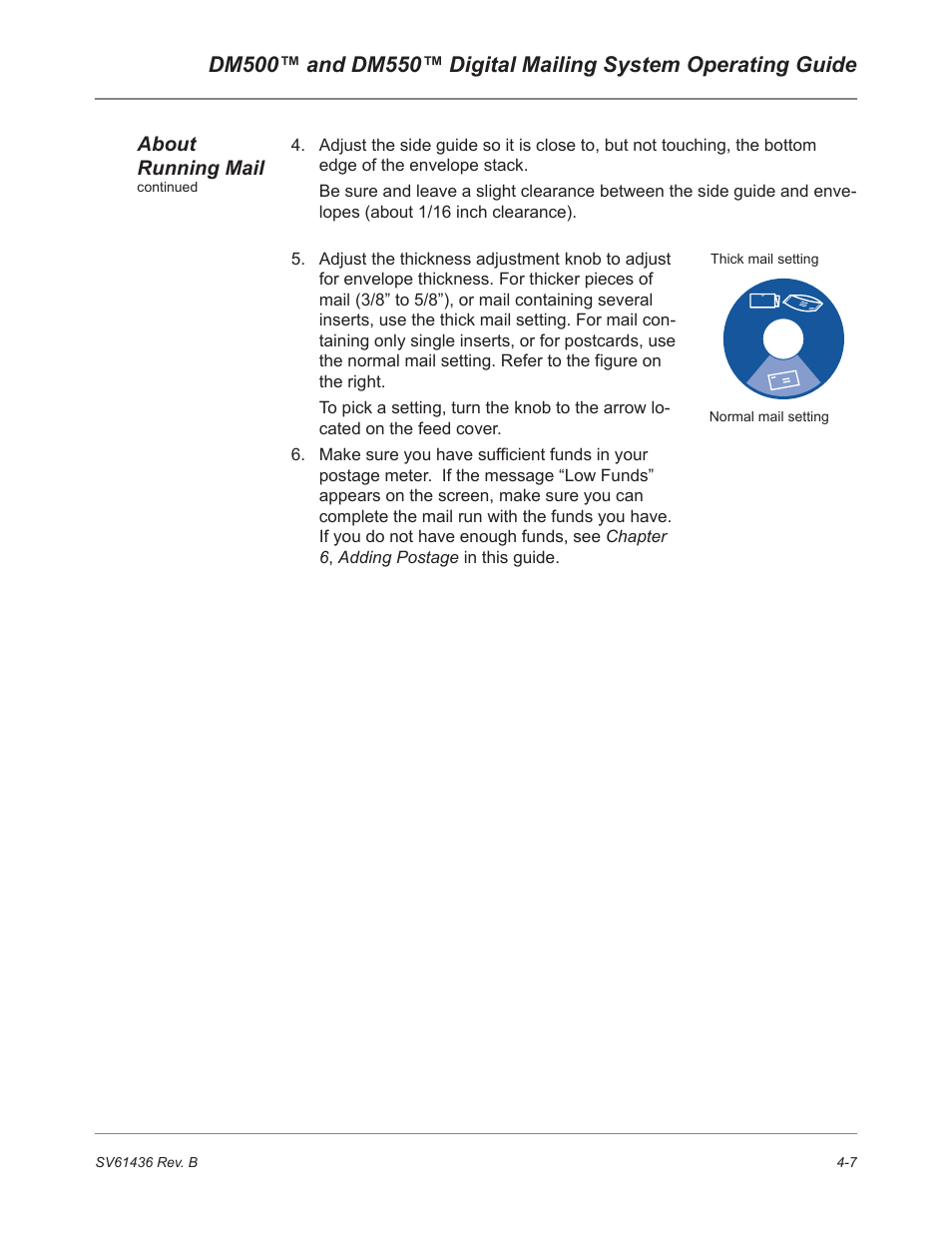 Pitney Bowes DM550 User Manual | Page 45 / 208