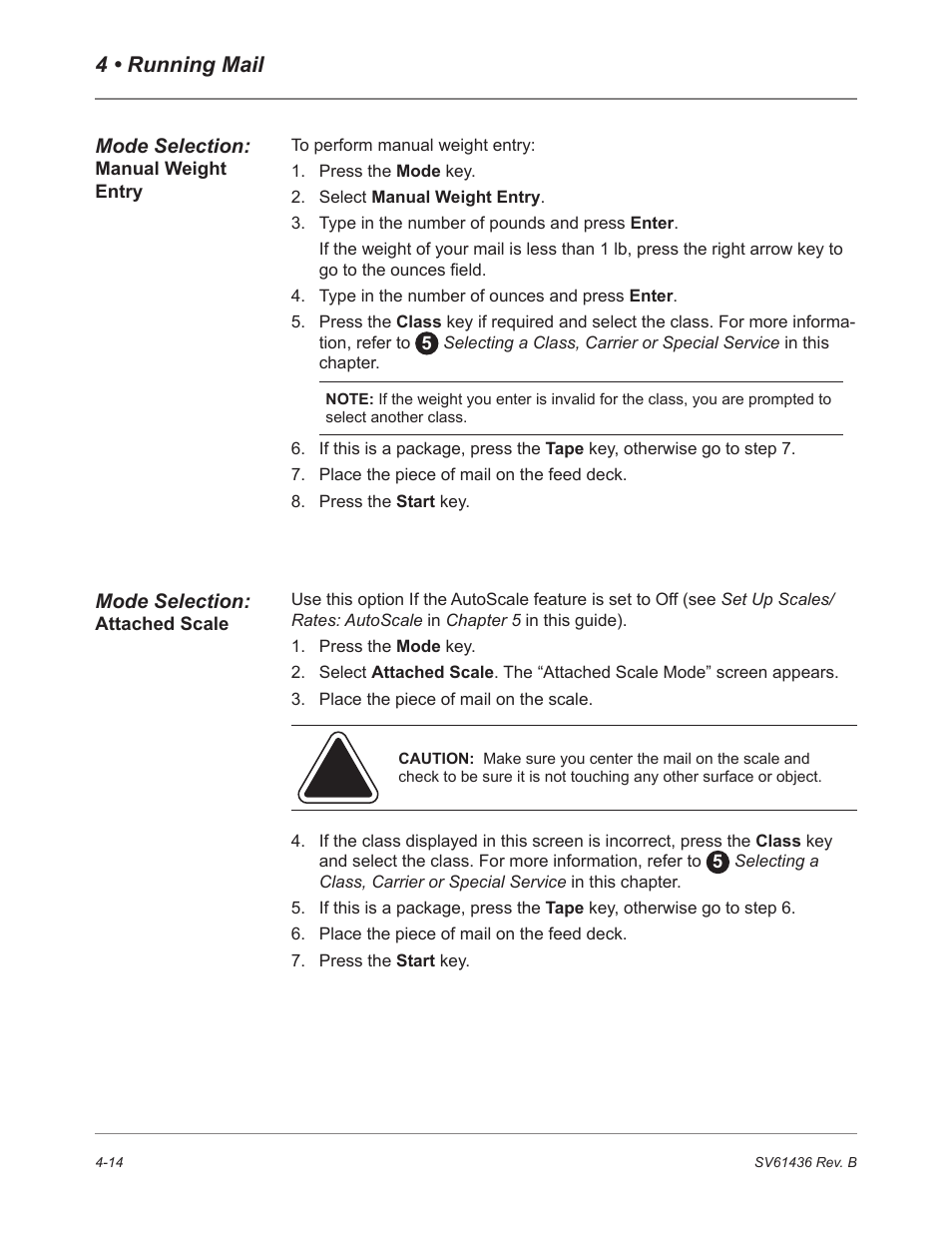 4 • running mail | Pitney Bowes DM550 User Manual | Page 52 / 208