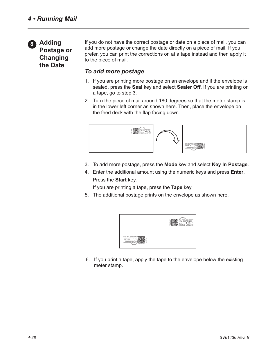 Pitney Bowes DM550 User Manual | Page 66 / 208