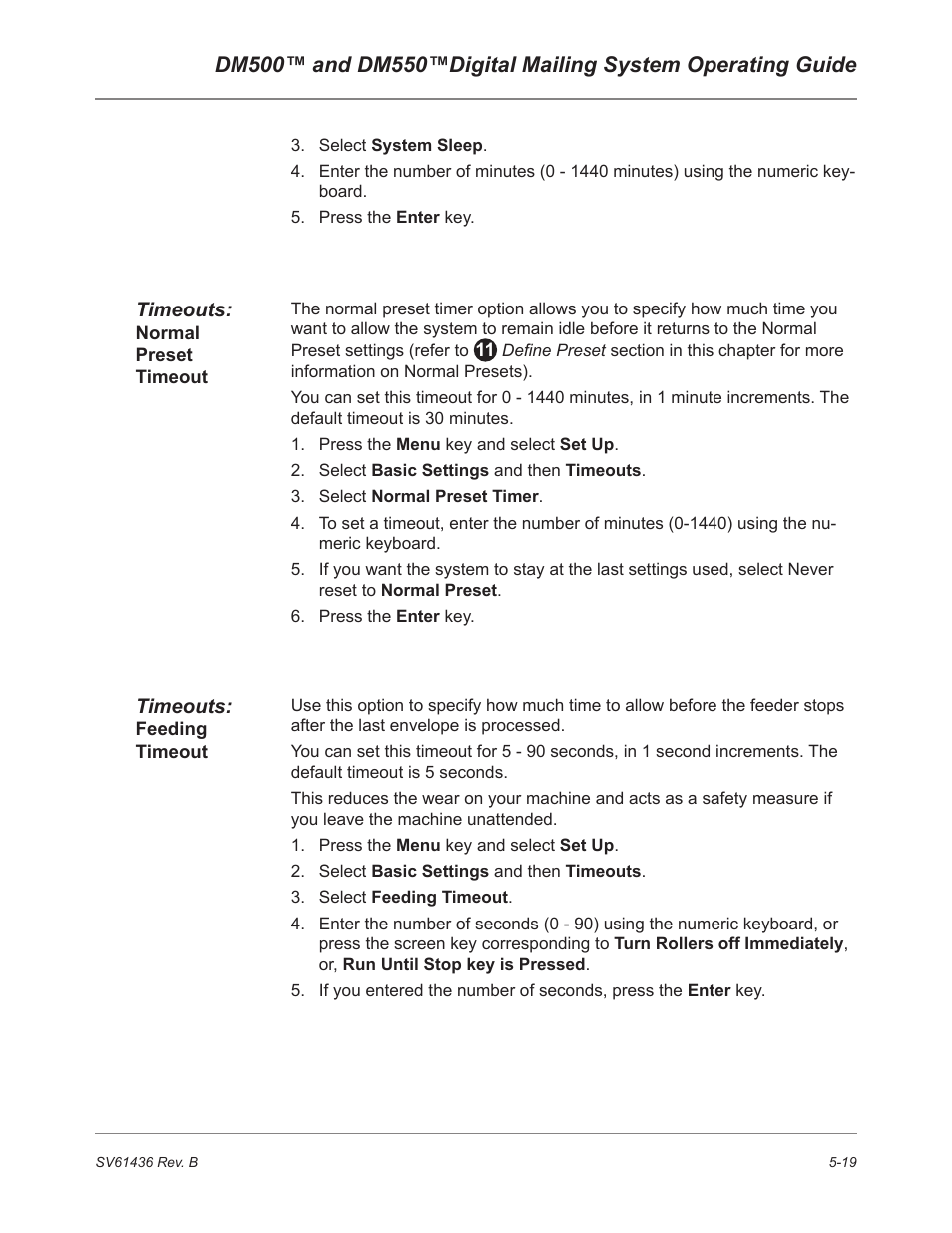 Pitney Bowes DM550 User Manual | Page 87 / 208