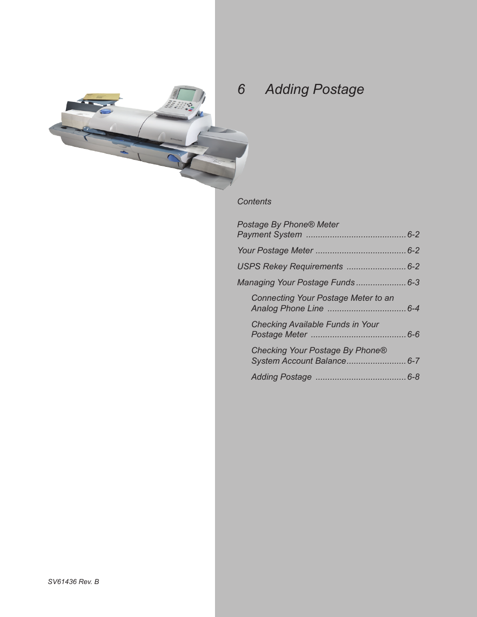 Addin� posta�e | Pitney Bowes DM550 User Manual | Page 99 / 208