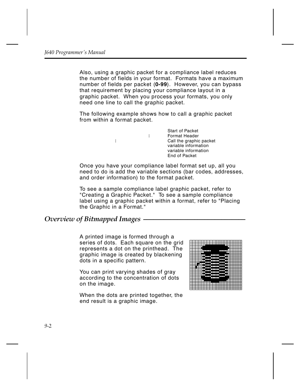 Overview of bitmapped images | Pitney Bowes J640 User Manual | Page 167 / 267