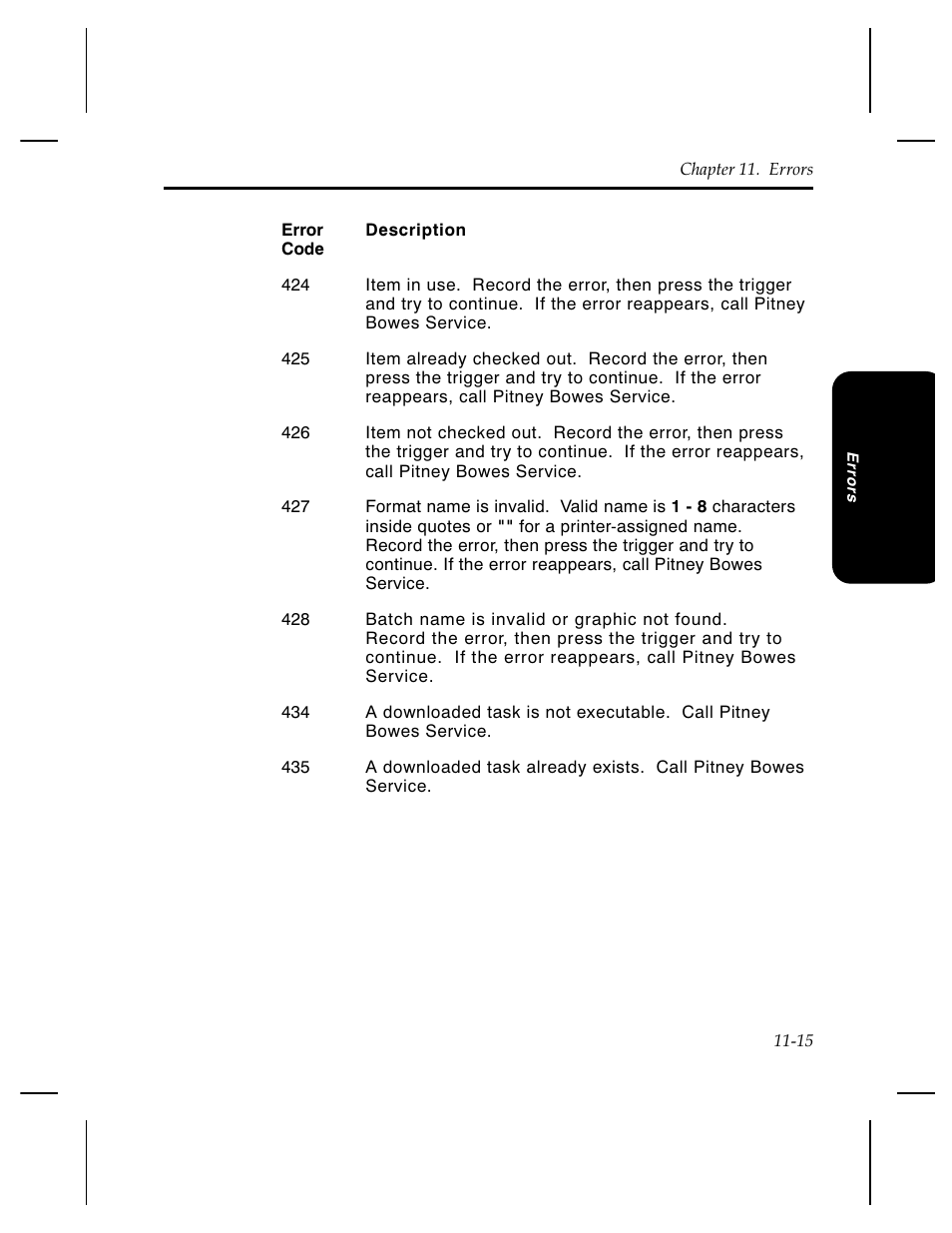 Pitney Bowes J640 User Manual | Page 220 / 267