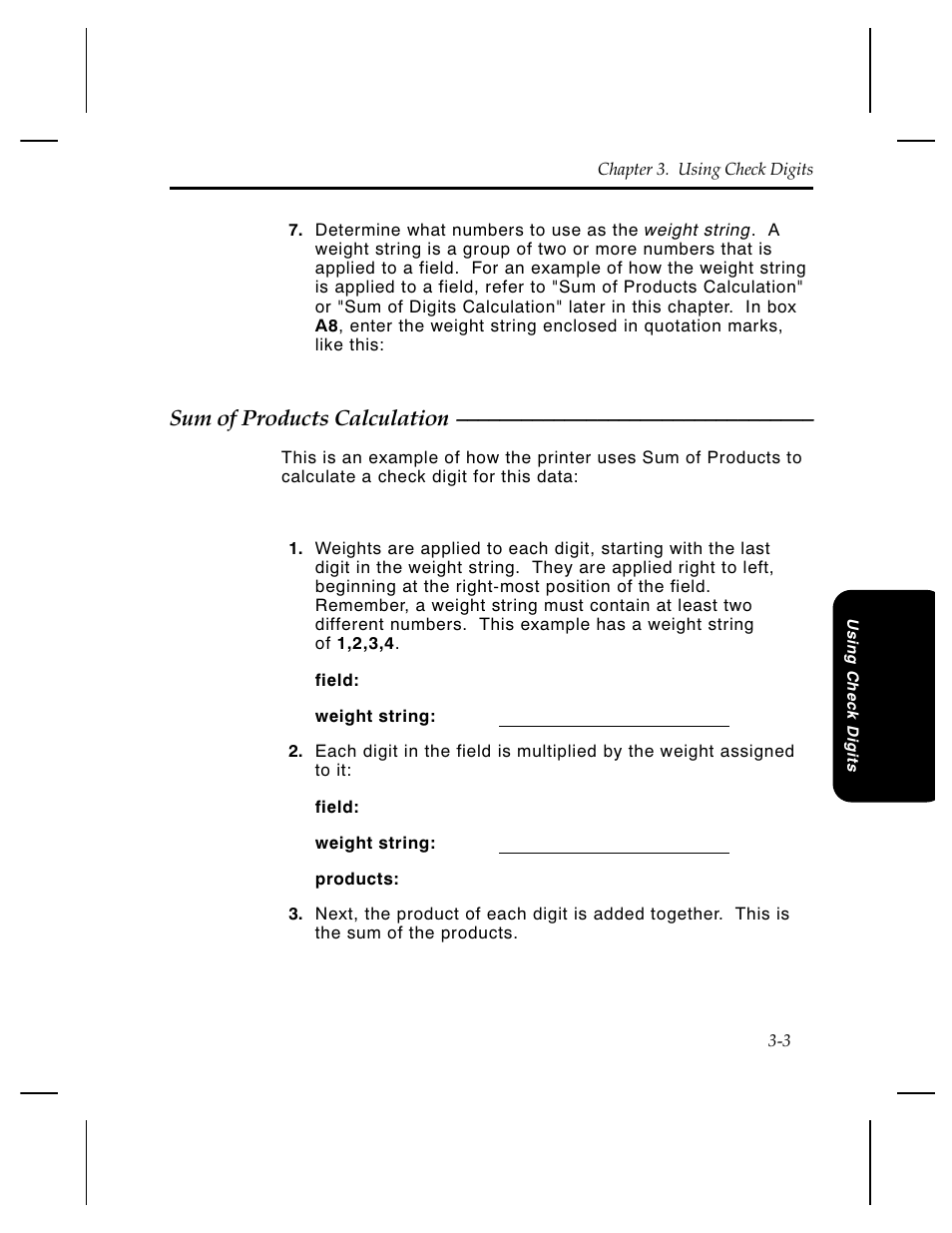 Sum of products calculation | Pitney Bowes J640 User Manual | Page 77 / 267