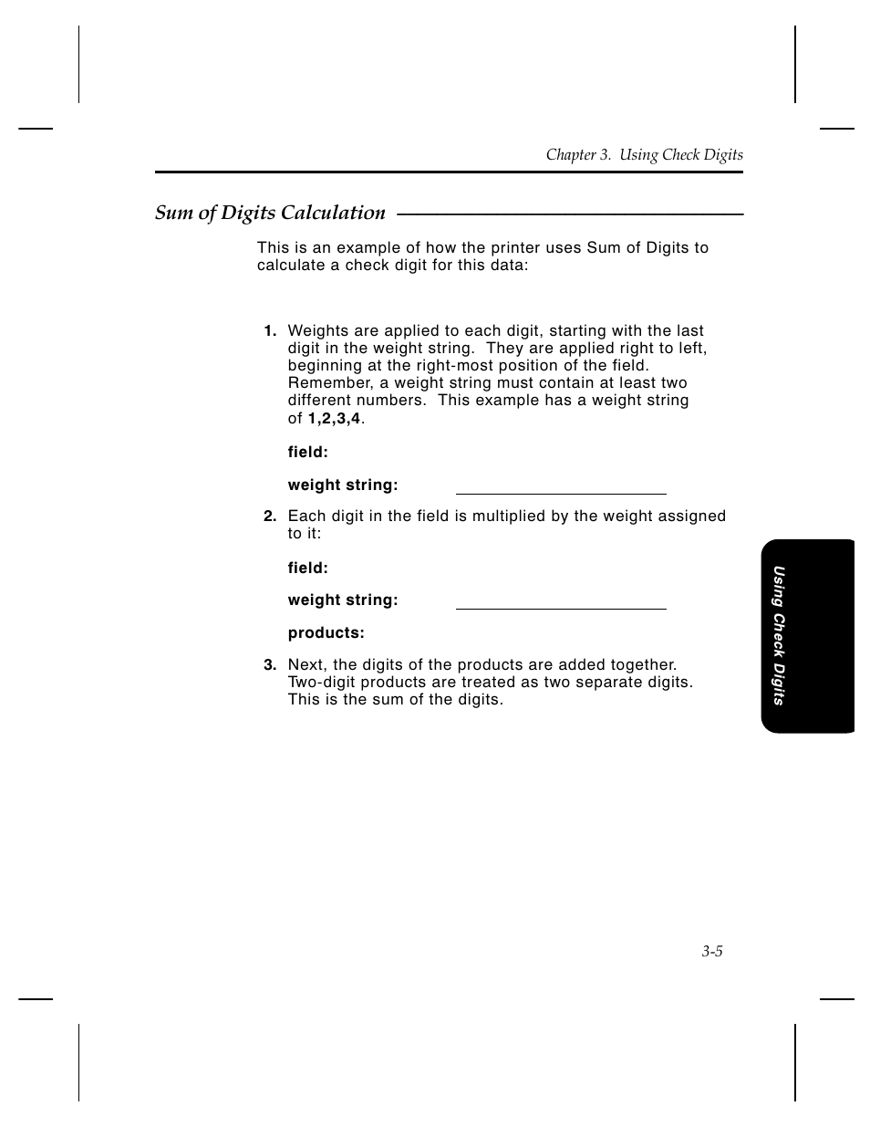 Sum of digits calculation | Pitney Bowes J640 User Manual | Page 79 / 267