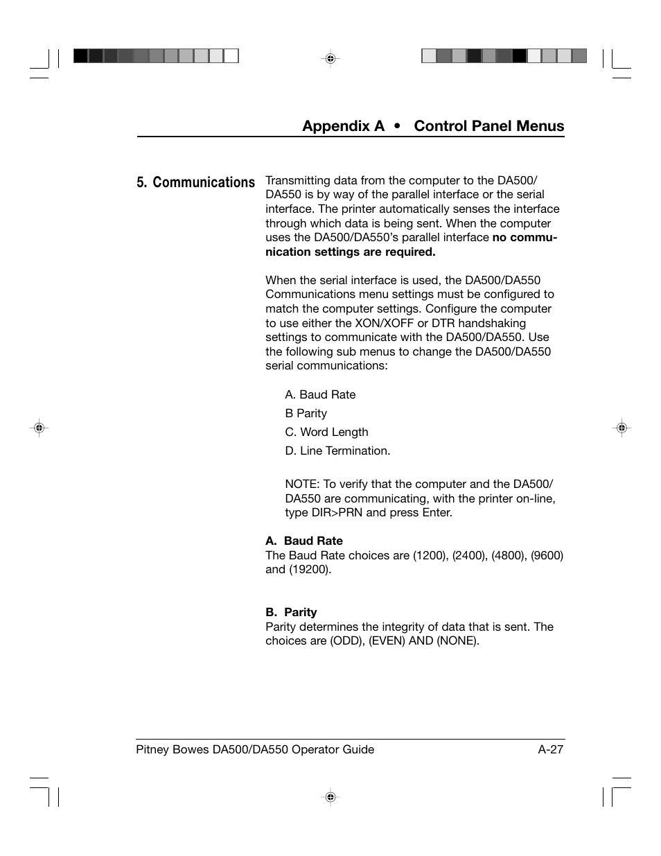 Pitney Bowes ADDRESSRIGHT DA550 User Manual | Page 107 / 135