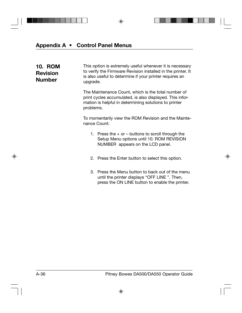 Pitney Bowes ADDRESSRIGHT DA550 User Manual | Page 116 / 135