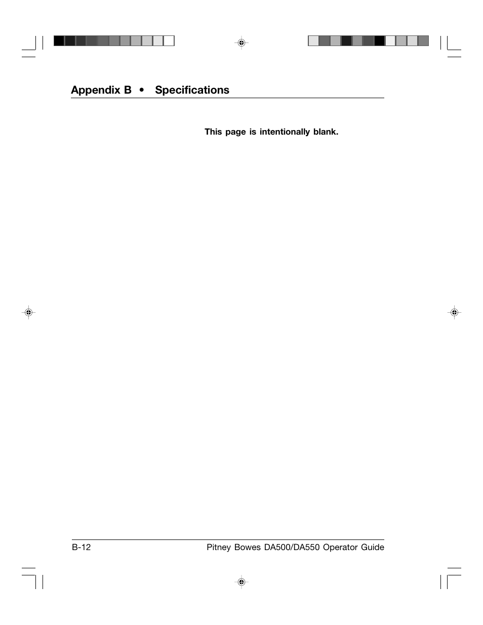 Pitney Bowes ADDRESSRIGHT DA550 User Manual | Page 128 / 135