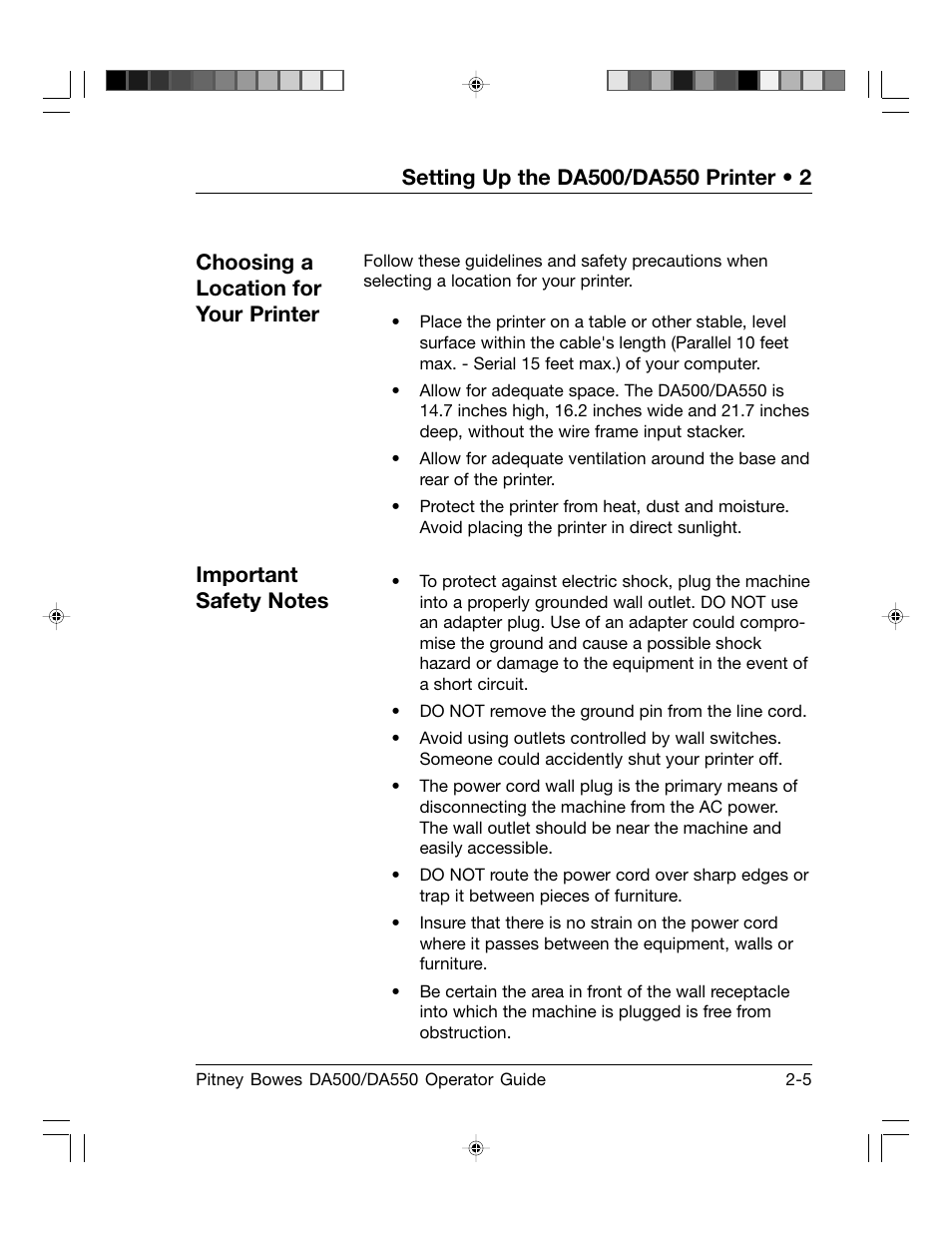 Pitney Bowes ADDRESSRIGHT DA550 User Manual | Page 17 / 135