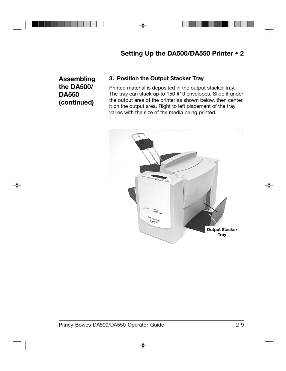 Pitney Bowes ADDRESSRIGHT DA550 User Manual | Page 21 / 135