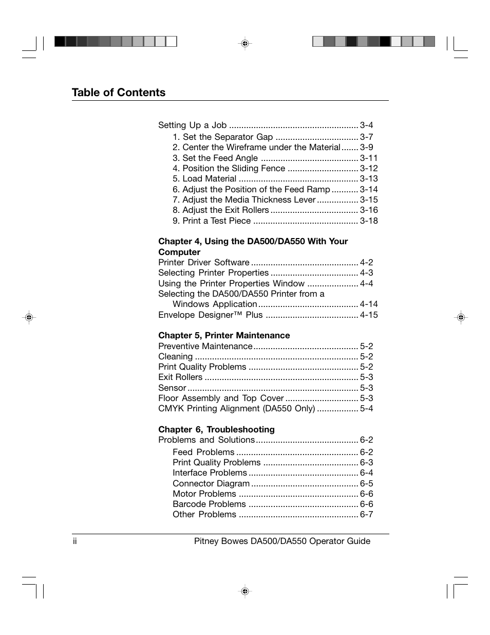 Pitney Bowes ADDRESSRIGHT DA550 User Manual | Page 4 / 135