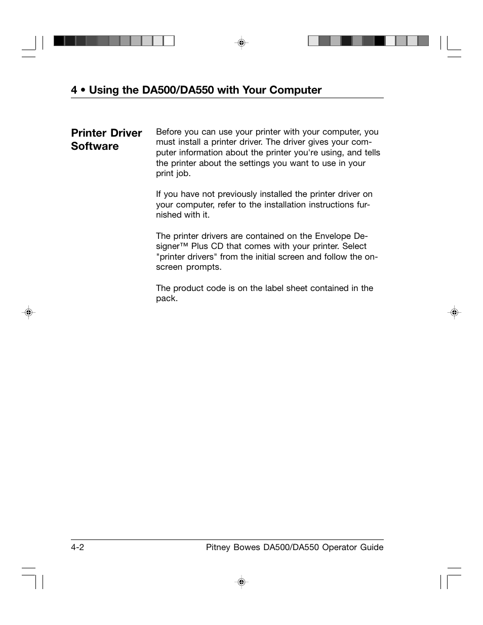 Pitney Bowes ADDRESSRIGHT DA550 User Manual | Page 48 / 135