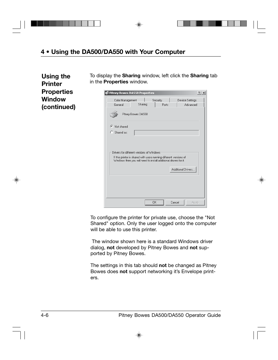 Pitney Bowes ADDRESSRIGHT DA550 User Manual | Page 52 / 135