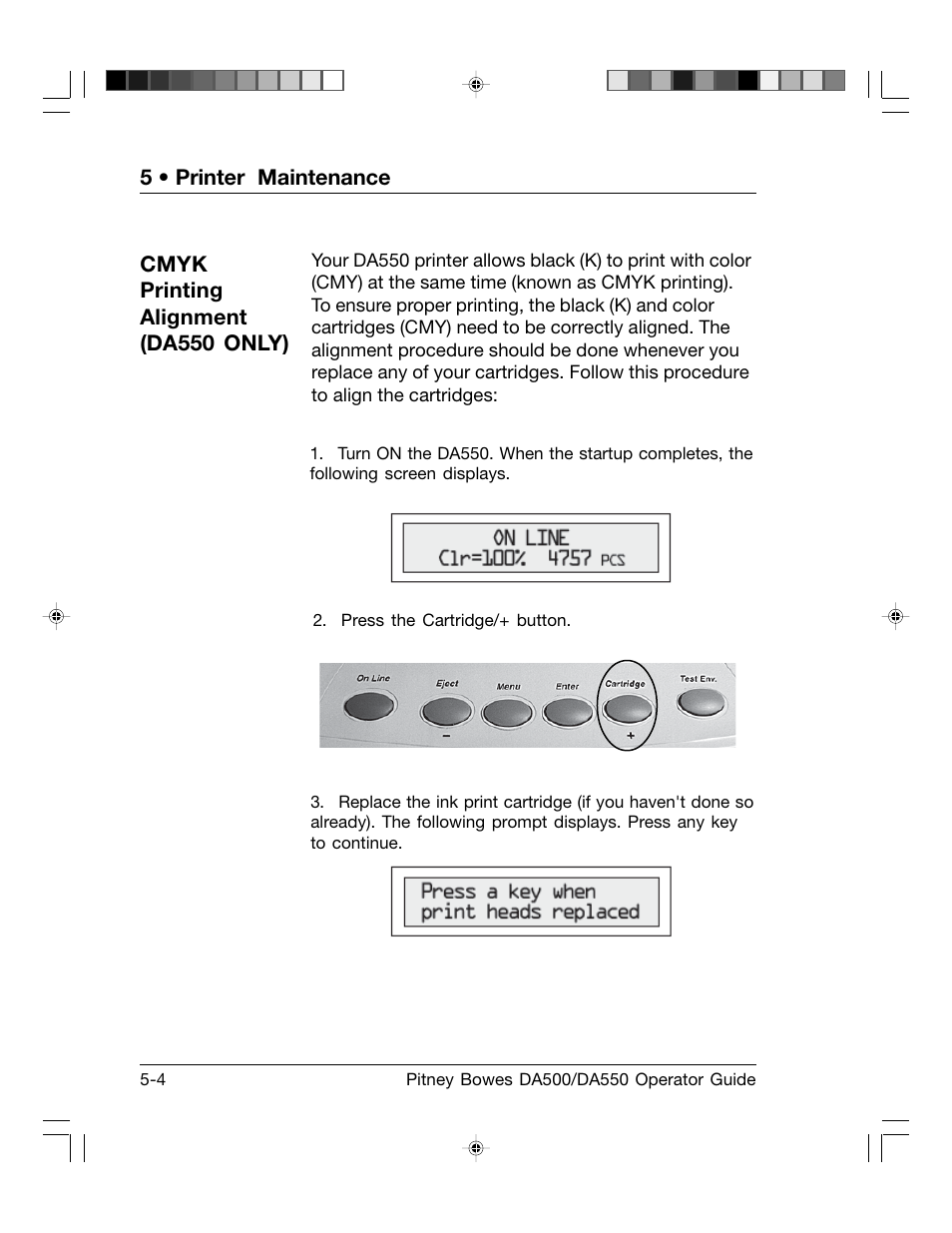 Pitney Bowes ADDRESSRIGHT DA550 User Manual | Page 66 / 135