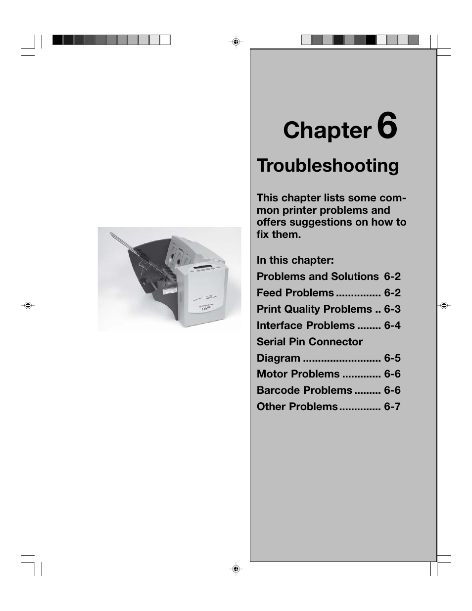 Chapter, Troubleshooting | Pitney Bowes ADDRESSRIGHT DA550 User Manual | Page 73 / 135