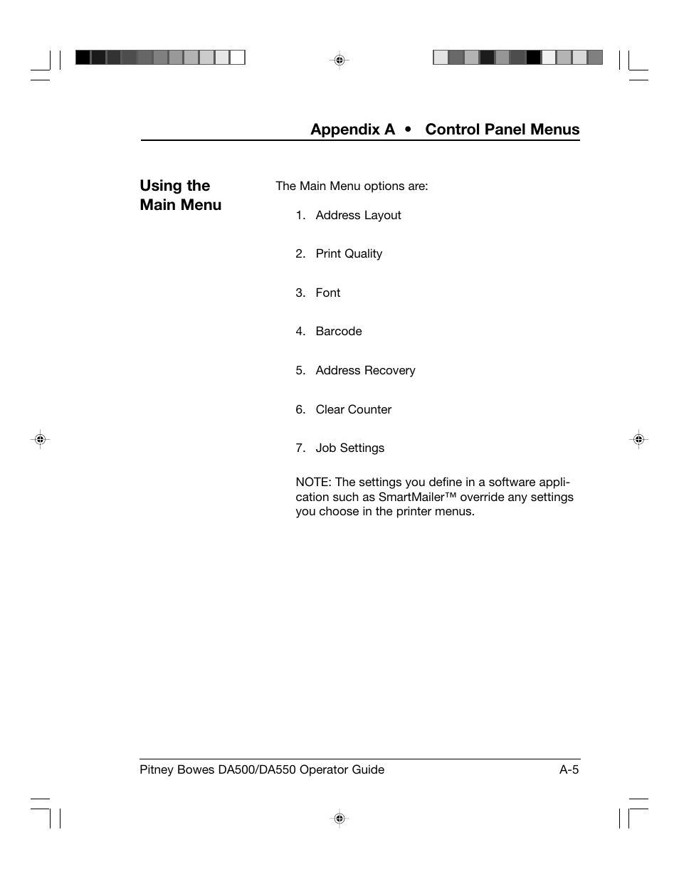 Pitney Bowes ADDRESSRIGHT DA550 User Manual | Page 85 / 135