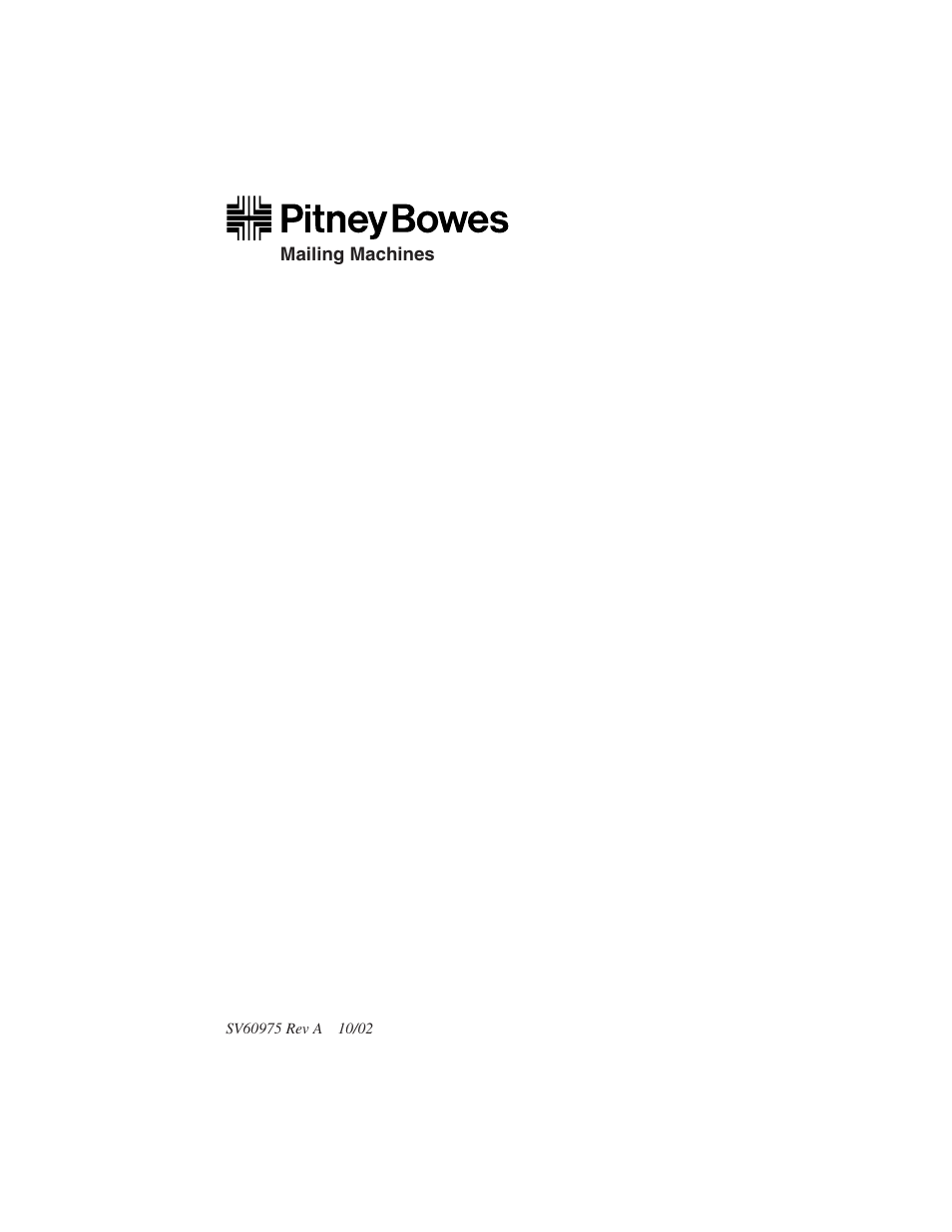 Pitney Bowes E589 User Manual | 32 pages