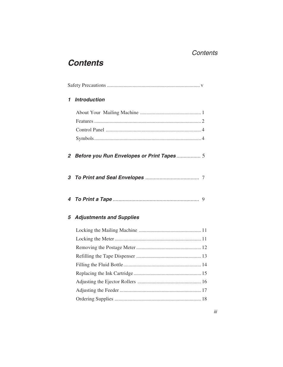 Pitney Bowes E589 User Manual | Page 3 / 32