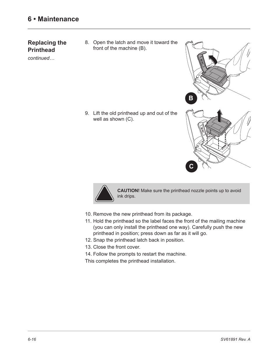 6 • maintenance | Pitney Bowes DM230L User Manual | Page 119 / 158
