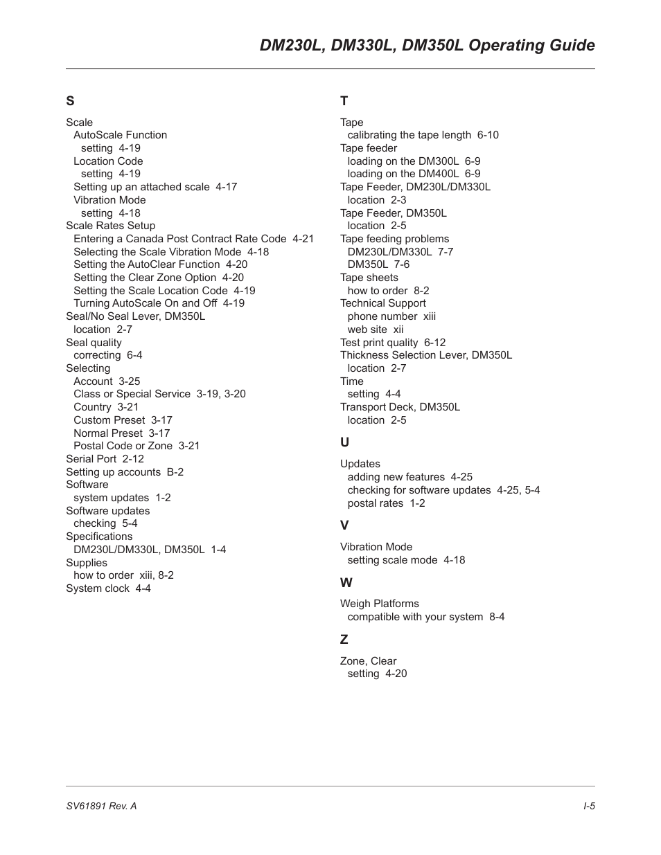 Pitney Bowes DM230L User Manual | Page 156 / 158