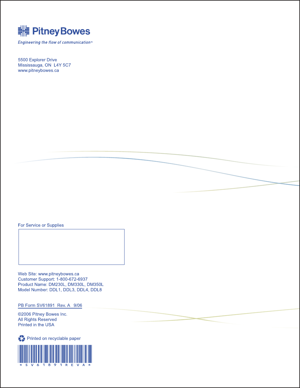Pitney Bowes DM230L User Manual | Page 158 / 158
