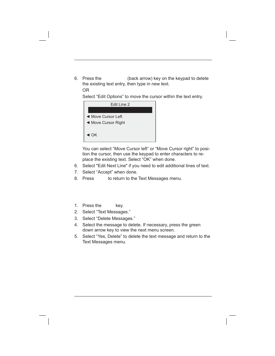 Deleting a text message, 10 • text messages | Pitney Bowes DM400C User Manual | Page 139 / 196